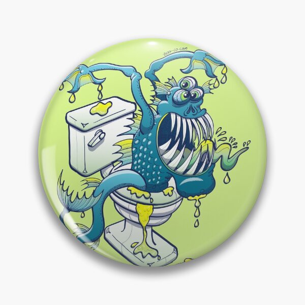 Item preview, Toilet Monster designed and sold by Zoo-co.
