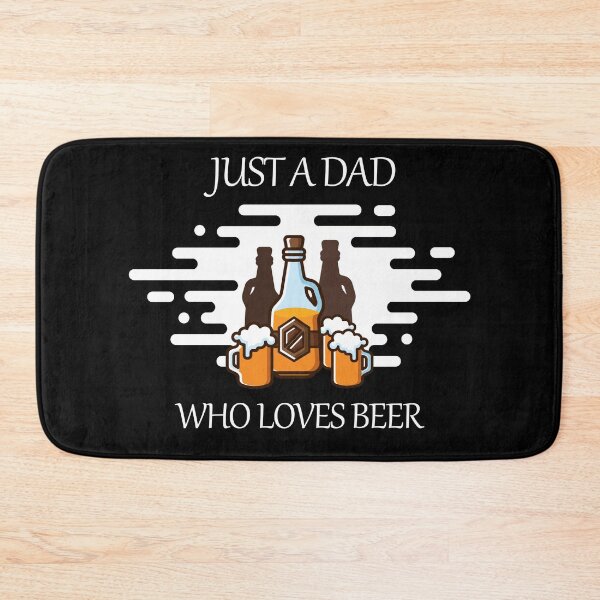 Item preview, Just a Dad Who Loves Beer | Alcohol Drinker Lover Gift designed and sold by trendo.