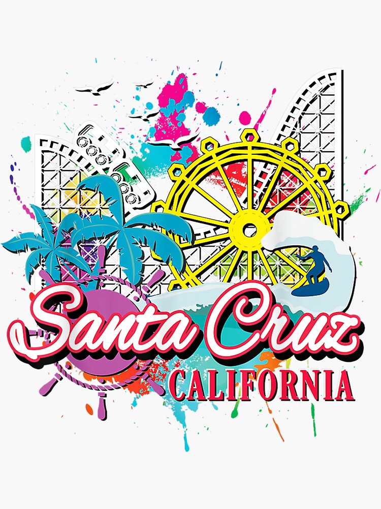 Santa Cruz California Beach Amusement Park Souvenir Gifts