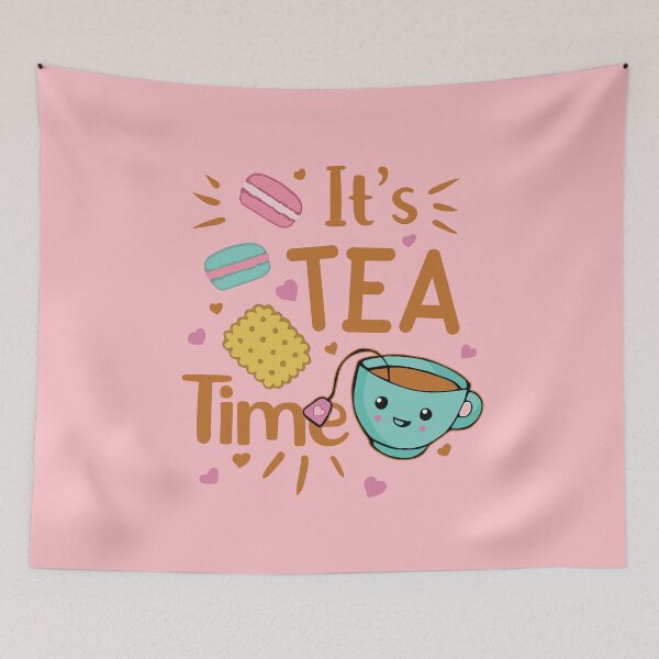 Item preview, Pink Cute & Fun Tea Party designed and sold by GrimButterfly.