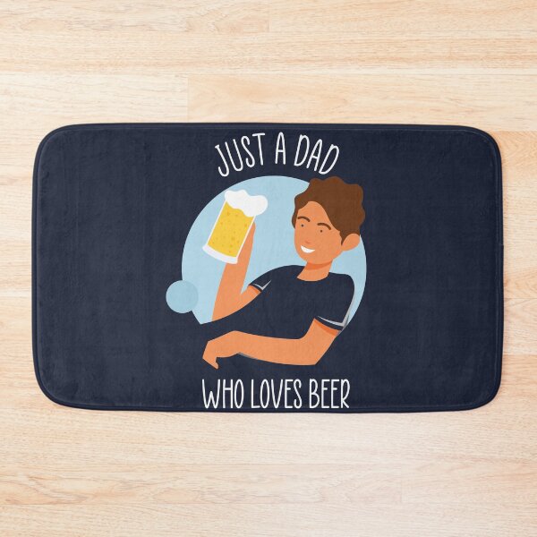 Item preview, Just a Dad Who Loves Beer | Alcohol Drinker Lover Gift designed and sold by trendo.