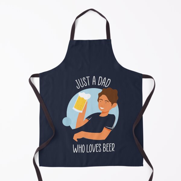 Item preview, Just a Dad Who Loves Beer | Alcohol Drinker Lover Gift designed and sold by trendo.