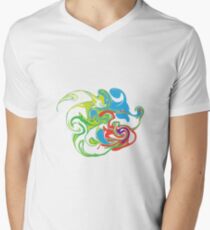 swirl Men's V-Neck T-Shirt