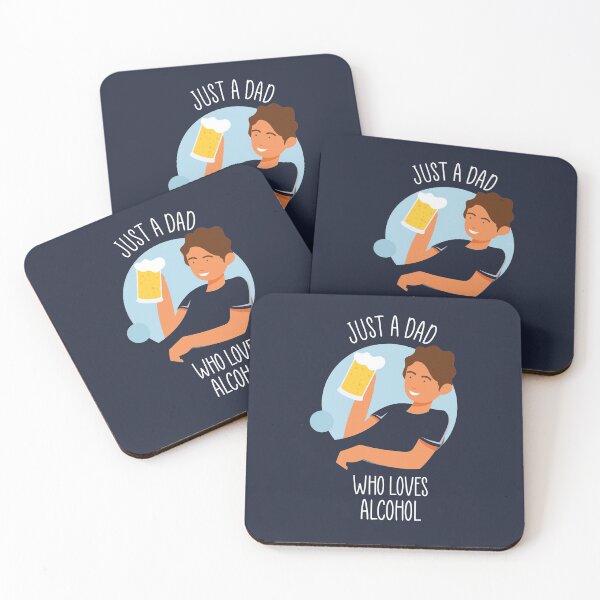 Item preview, Just a Dad Who Loves Alcohol | Beer Drinker Lover Gift designed and sold by trendo.