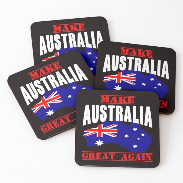 Item preview, Make Australia Great Again - Cool Australia Map Flag  designed and sold by leo121687.