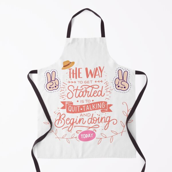 Item preview, The way to get started is to quit talking and begin doing - text art designed and sold by feel-free-store.
