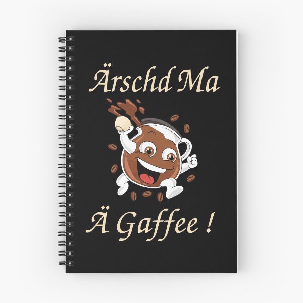 Item preview, Saxon dialect coffee saying designed and sold by kammoe.