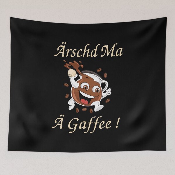 Item preview, Saxon dialect coffee saying designed and sold by kammoe.