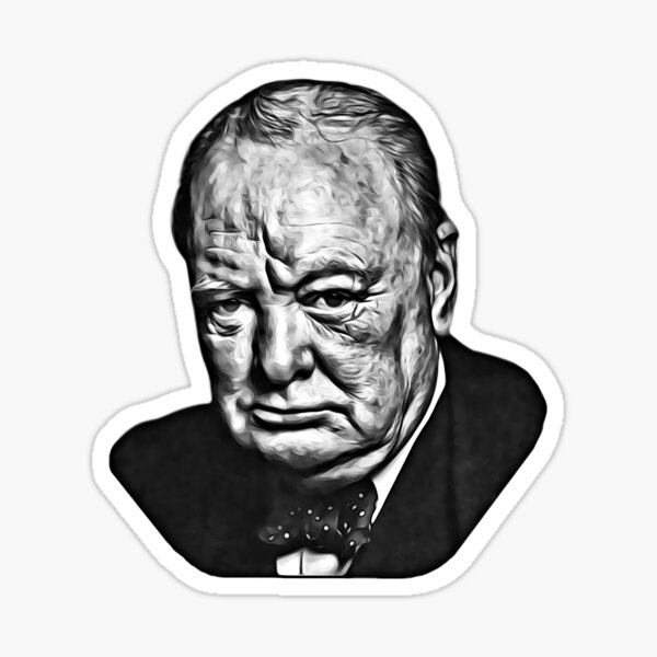 Winston Churchill Sticker