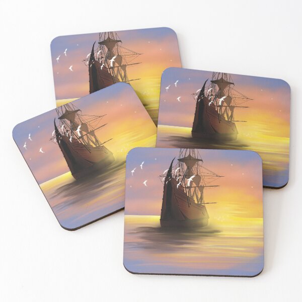 Item preview, Fantasy seascape designed and sold by SerenaCutlerArt.
