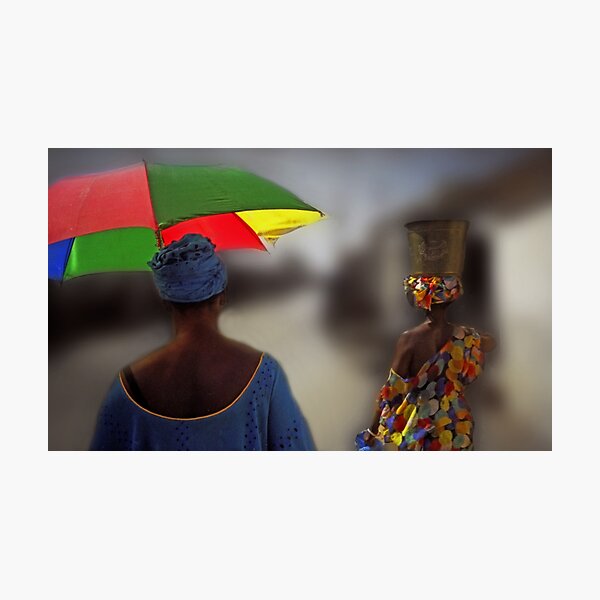 Painting the Streets of Kayar Photographic Print