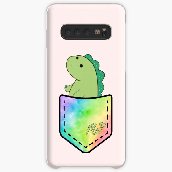Moriah Elizabeth pickle the dinosaur inside pocket cute rainbow Samsung Galaxy Snap Case