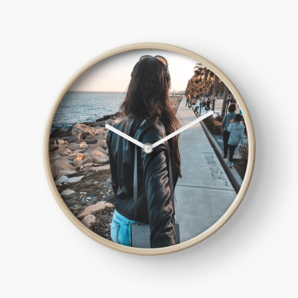 Sunset Seekers Clock