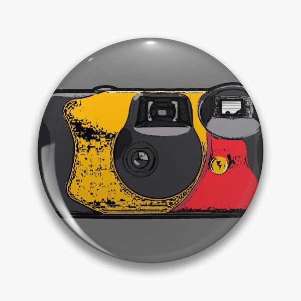 Item preview, Disposable kodak 35mm camera drawing. designed and sold by AdotCOMB.