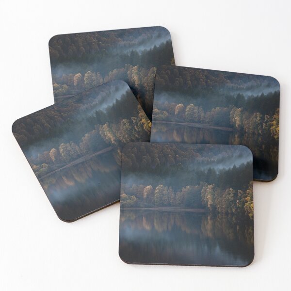 Item preview, 'Dark Autumn Gold', Loch Faskally, Pitlochry designed and sold by mucklepawprint.