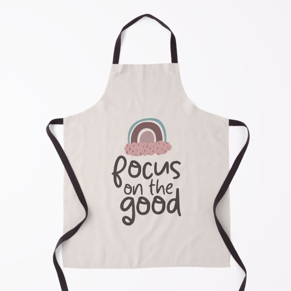 Item preview, Focus On The Good Boho Cute Pink Neutral Rainbow Print designed and sold by zedonee.