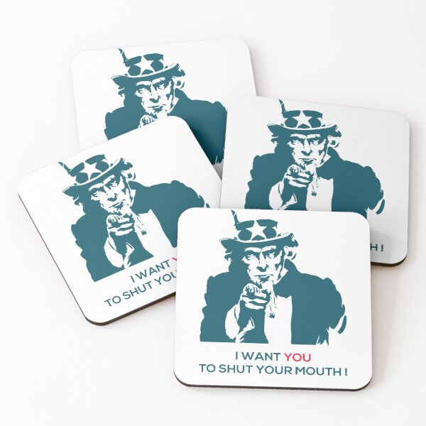 Item preview, Shut your mouth - Uncle Sam designed and sold by KevinVee.