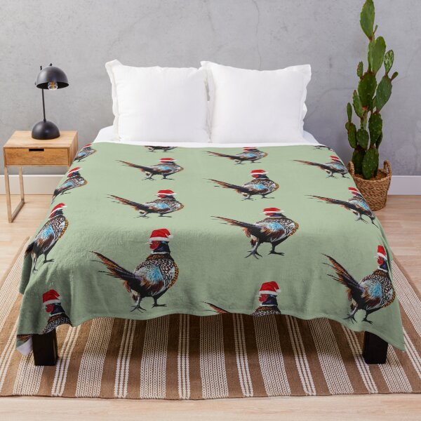 Item preview, Christmas Pheasant - Festive pheasants - game bird- Christmas Pheasant art designed and sold by IslesArt.