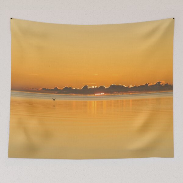 Item preview, One Bird Sunrise - Still Waters and a Sliver of the Sun designed and sold by Georgia Mizuleva.