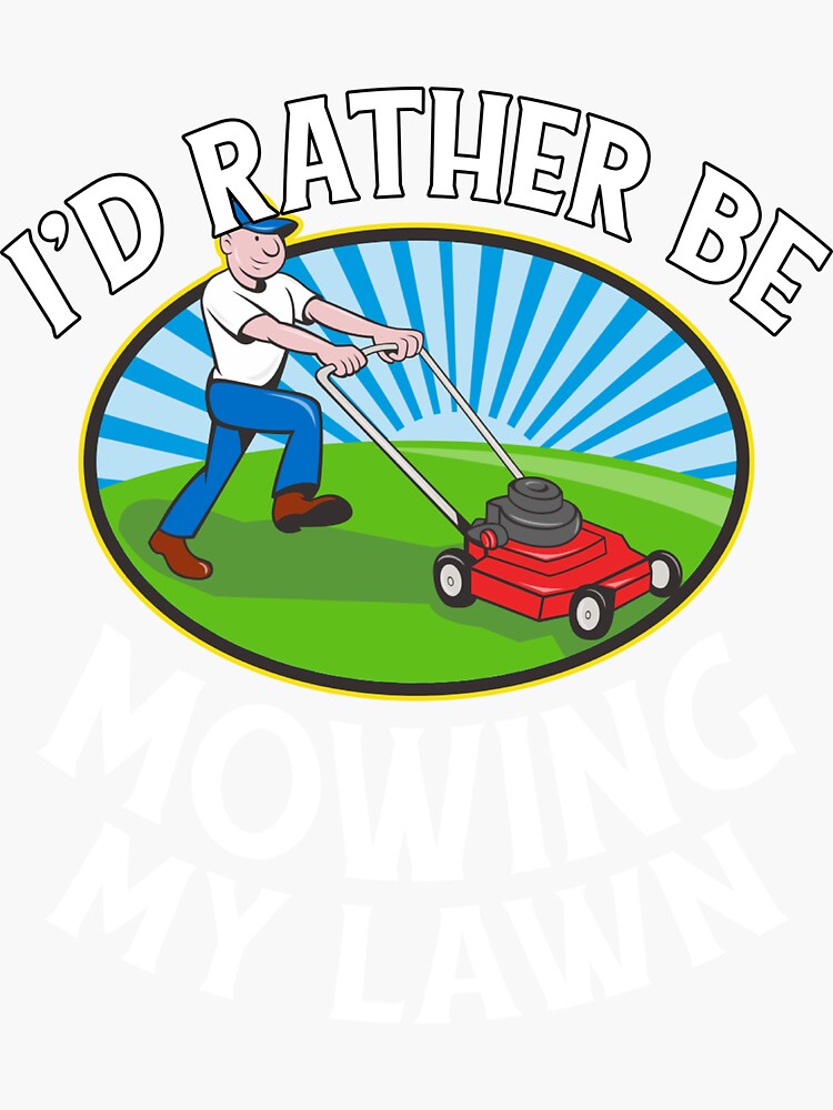 Funny Retro Vintage Lawn Mower