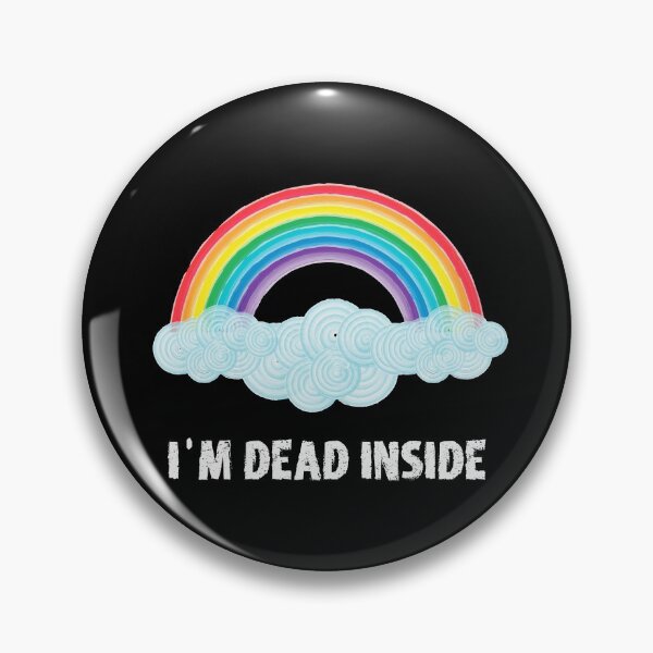 Item preview, I'm Dead Inside Pessimism Depression Anxiety Emo Goth designed and sold by h44k0n.