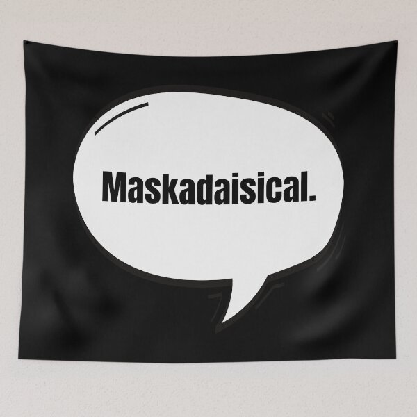 Item preview, Maskadaisical Text-Based Speech Bubble designed and sold by Nathalie Aynié.