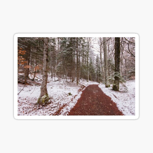 Bavarian Alps Path - 3/4 Sticker