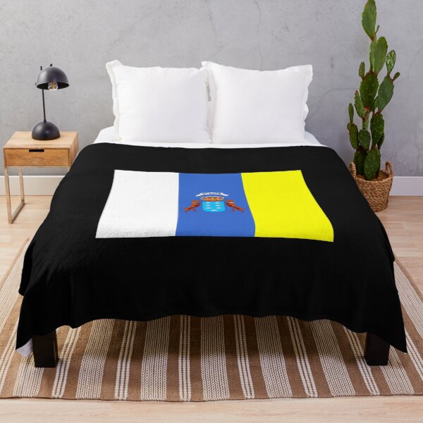 Item preview, Canary island flag  designed and sold by mikoala50.