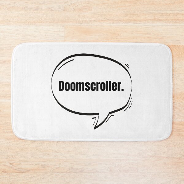 Item preview, Doomscroller Text-Based Speech Bubble designed and sold by Nathalie Aynié.