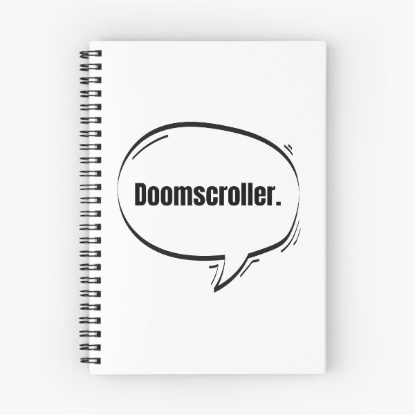 Item preview, Doomscroller Text-Based Speech Bubble designed and sold by Nathalie Aynié.