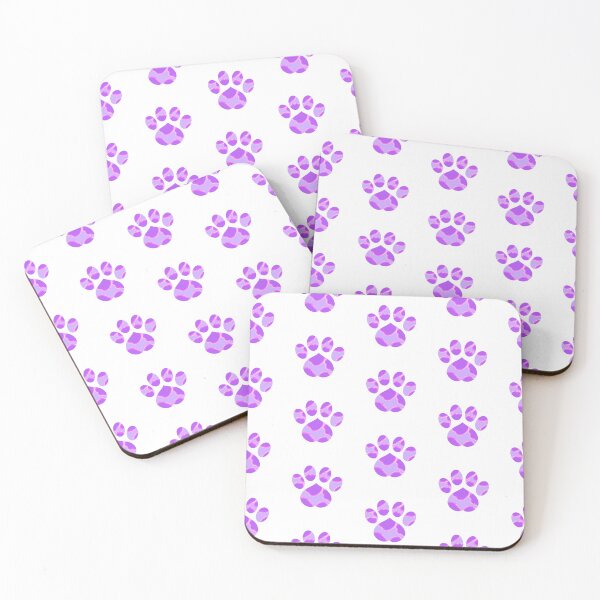 Item preview, Purple Paw Prints (Version 2) designed and sold by sarahghost416.