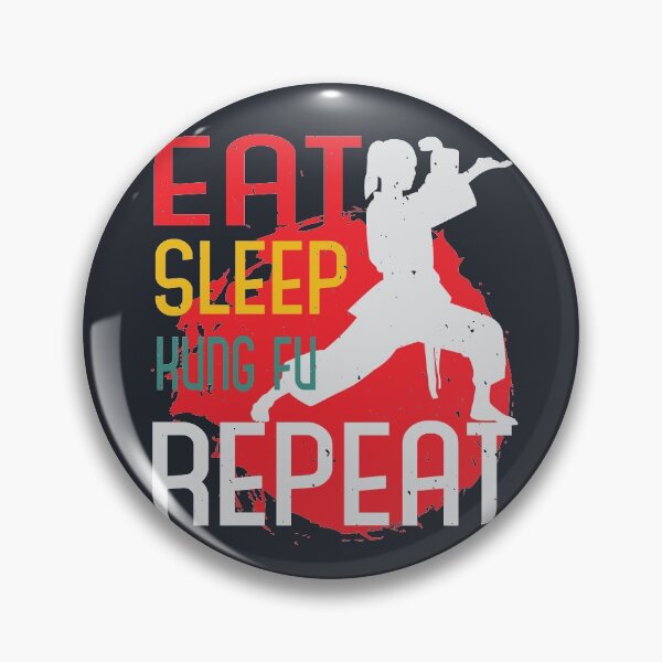Item preview, eat sleep kung fu designed and sold by Vanditdesigns.