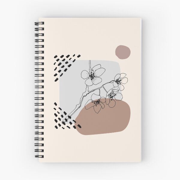 Item preview,  Flower Blossom Abstract Shapes Warm Toned  Boho Design designed and sold by zedonee.