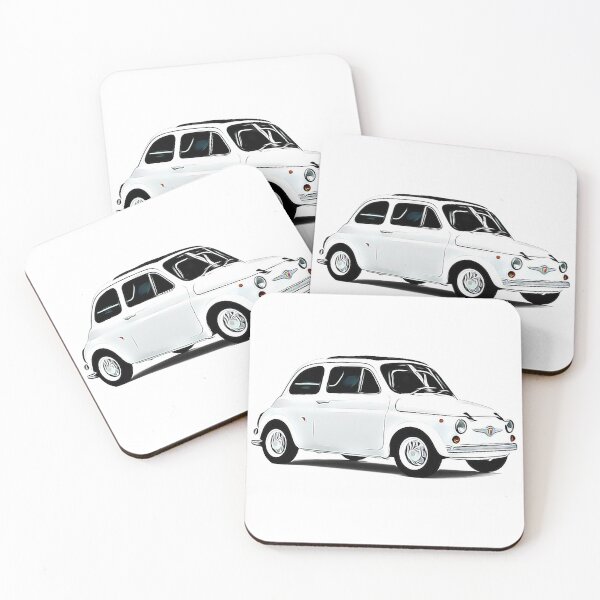 Item preview, Fiat 500 Cartoon designed and sold by Auto-Prints.