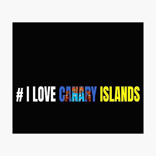 Item preview, I love canary islands flag designed and sold by mikoala50.