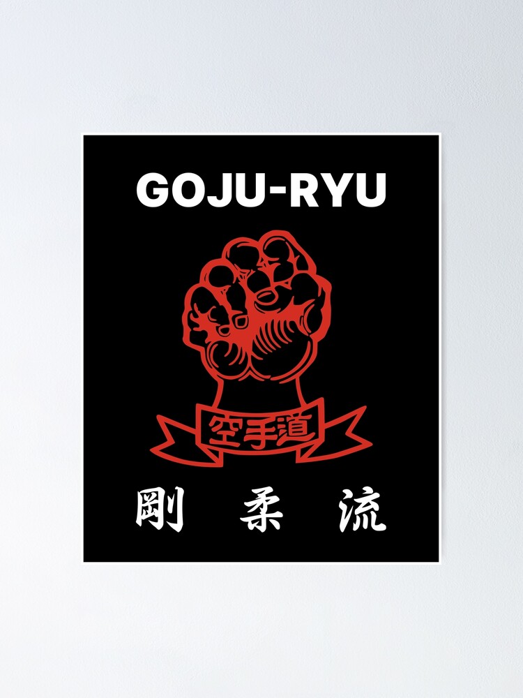 Póster for Sale con la obra «Karate GoJu-Ryu - símbolo con kanji» de