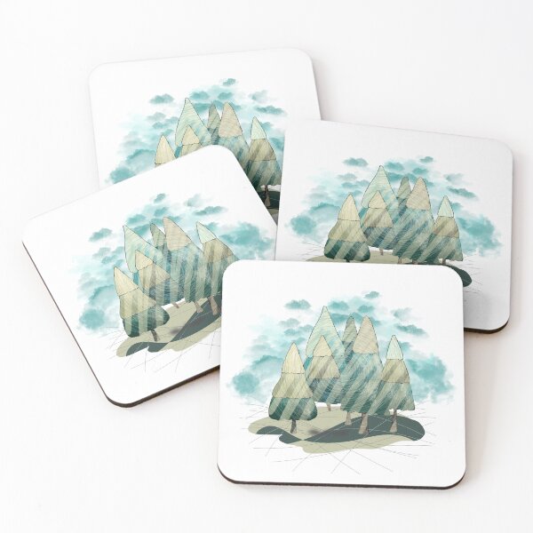 Item preview, Pine Forrest Sticker designed and sold by t1r5u2n5g.
