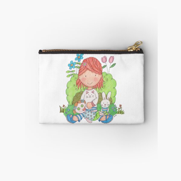 Item preview, Baby Girl Feeding Toy Rag Doll With Feeding Bottle designed and sold by LouiseFranksArt.