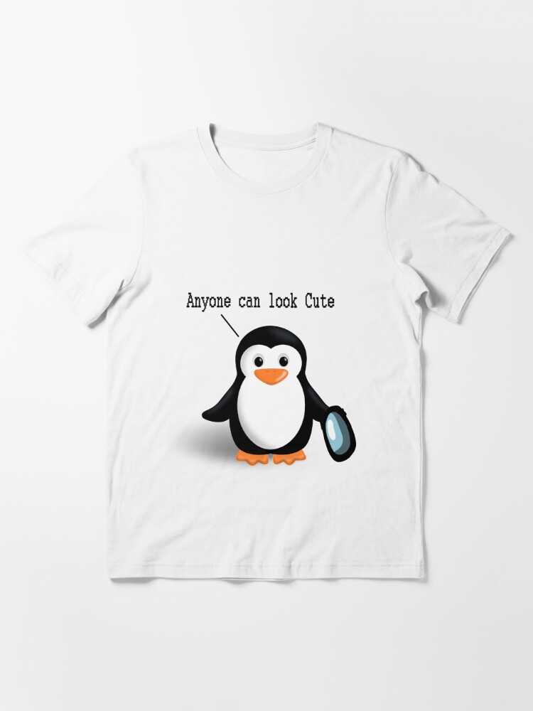 Funny Penguin Costume Funny Black Penguin Gifts Essential T-Shirt for Sale  by nabilser178