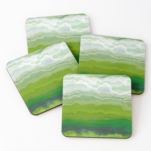 Item preview, Abstract Green Misty Morning  designed and sold by Squarebird.