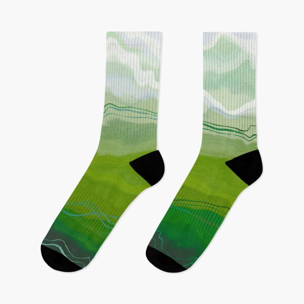 Item preview, Abstract Green Misty Morning  designed and sold by Squarebird.