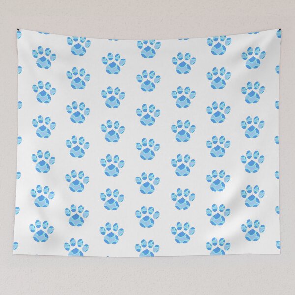 Item preview, Blue Paw Prints (Version 2) designed and sold by sarahghost416.