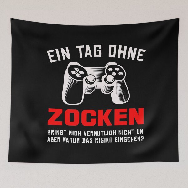 Item preview, Gamer Zocker Zocken Spruch designed and sold by JonasDesign.