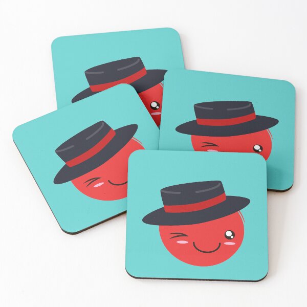 Item preview, Cute face with hat - Red designed and sold by Viola-Design.
