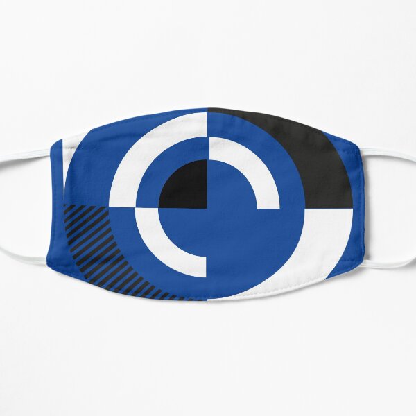 Blue Monday - New Order Typographic Poster Flat Mask