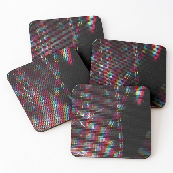 Item preview, Abstract Colorful Glitchy Pixels Pattern designed and sold by SoccaTamam.