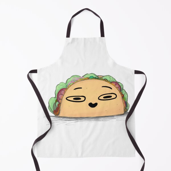 Item preview, Taco with a funny face designed and sold by Safawoodsart.