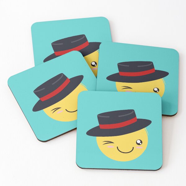 Item preview, Cute face with hat - Yellow designed and sold by Viola-Design.