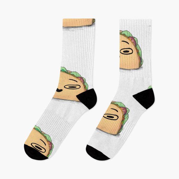 Item preview, Taco with a funny face designed and sold by Safawoodsart.