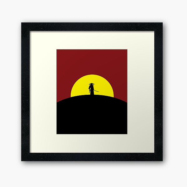 Armored Samurai Framed Art Print